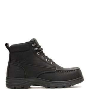 Wolverine Mens Carlsbad Moc Toe Waterproof Steel Toe 6" Black Boots (NWT)